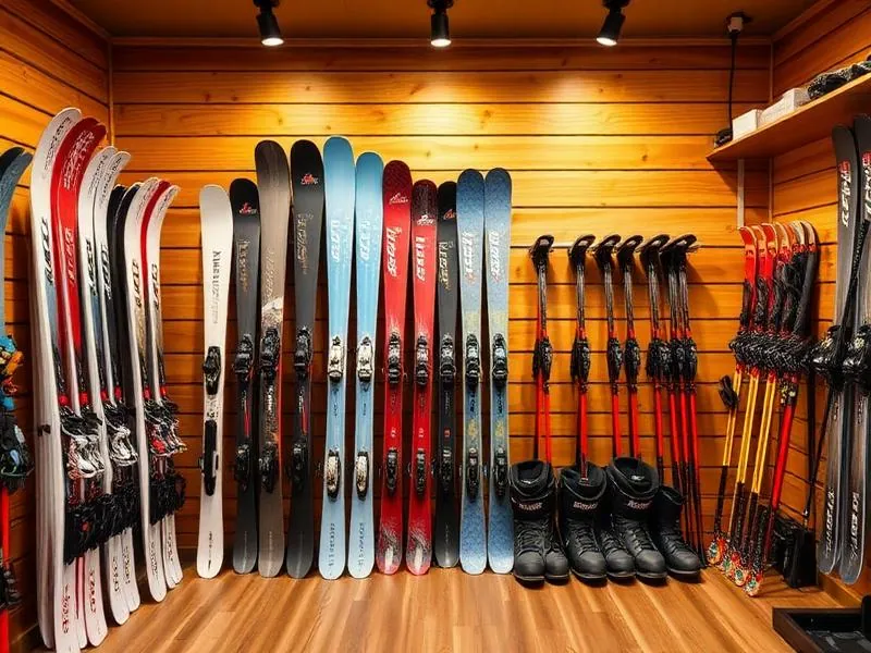 Premium ski and snowboard equipment rental in Gulmarg