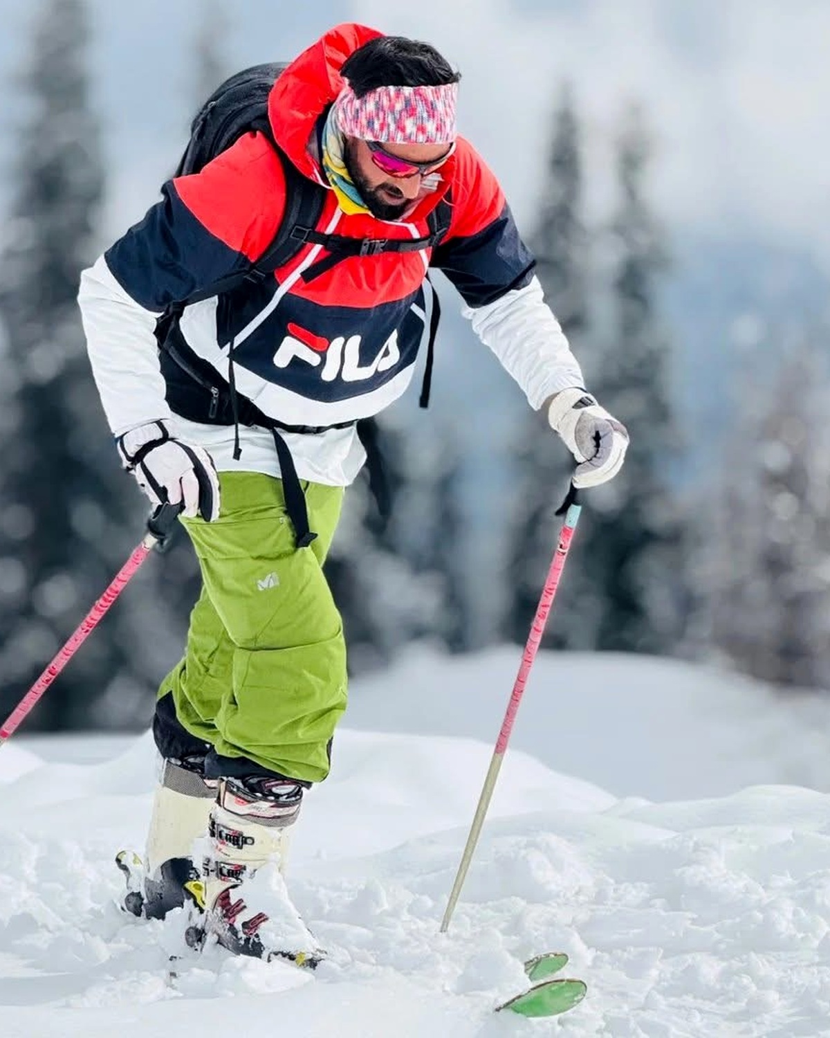 Bashir Bhai, ski guide at Himalayan Edges